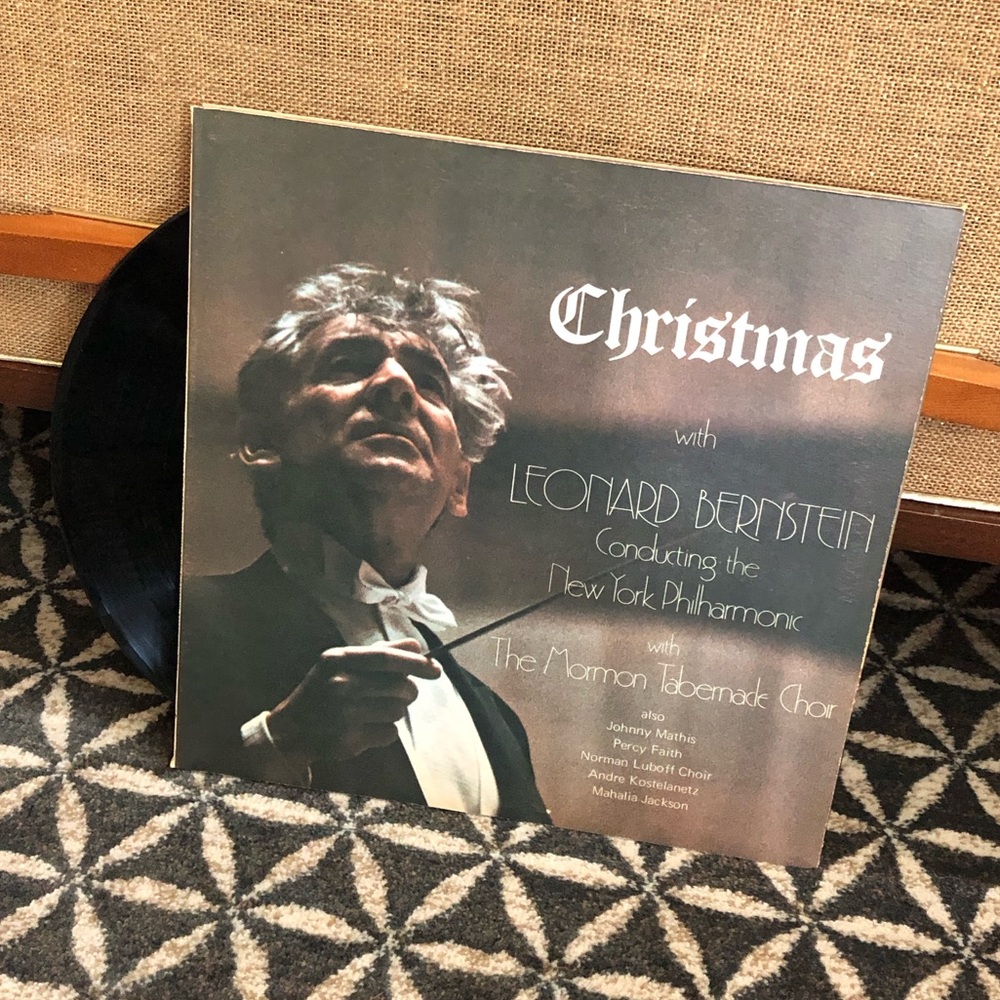 70's "Christmas with Leonard Bernstein" Record - 70's Christmas Album - Holidays